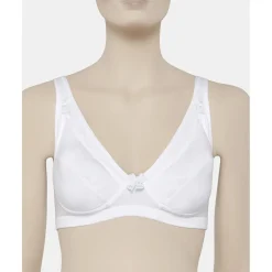 Prenatal Sujetador de lactancia algodón lycra blanco copa c