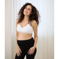 Prenatal Sujetador de maternidad blanco sin aros