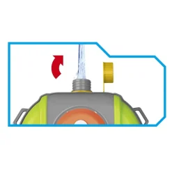 SUN&SPORT Sun & Sport - Lanzador Water Hit Future con mochila (varios colores)* Juguetes De Verano