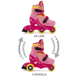 SUN & Sport - Patines rosas evolutivos 26-30