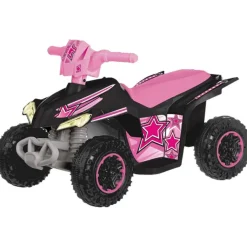 SUN&SPORT Sun & Sport - Quad eléctrico rosa 6V