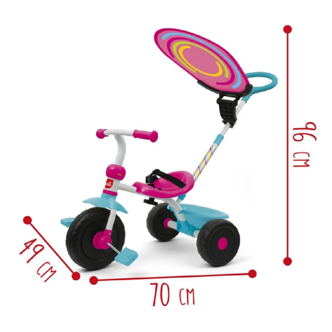 SUN & Sport - Triciclo rosa Triky Go