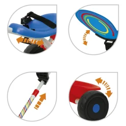 SUN&SPORT Sun and Sport - Triciclo Triky Go azul ㅤ* Motos Y Triciclos