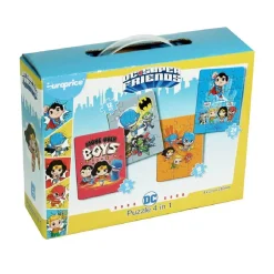 EUROPRICE Super Héroes Dc: Puzzles 4 en 1* Juegos Y Puzzles