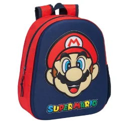 SAFTA Super Mario - Mochila Preescolar 3D* Material Escolar