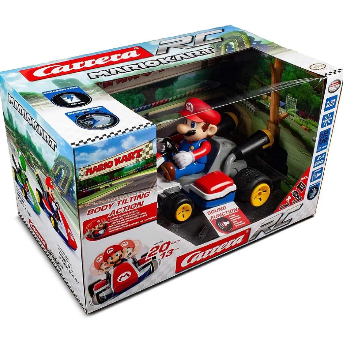 CARRERA Super Mario - Radiocontrol Nintento Mario Kart 1:16