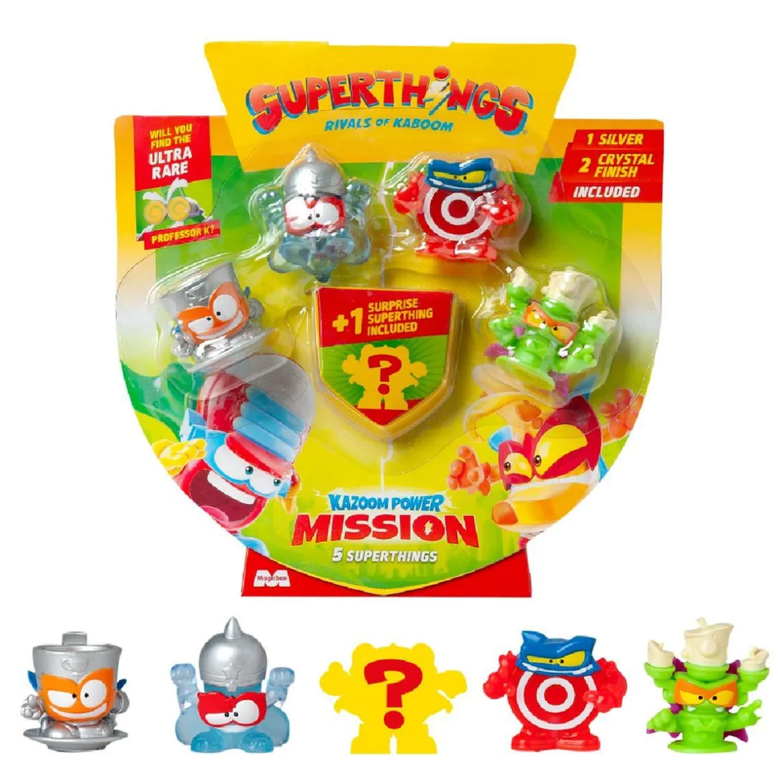 SUPER THINGS SuperThings - Kazoom Power Mission - Pack de 5 (varios modelos)