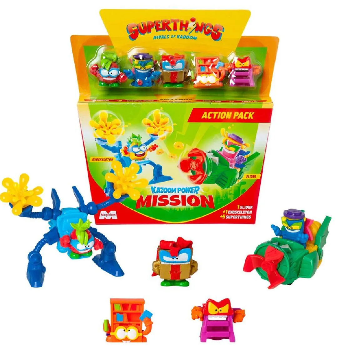 SUPER THINGS SuperThings - Kazoom Power Mission - Action pack (varios modelos)