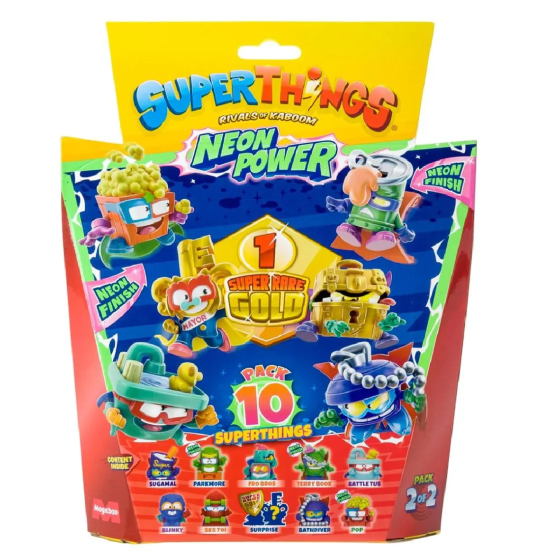 SUPER THINGS SuperThings - Neon Power - Pack 10 figuras (varios modelos)