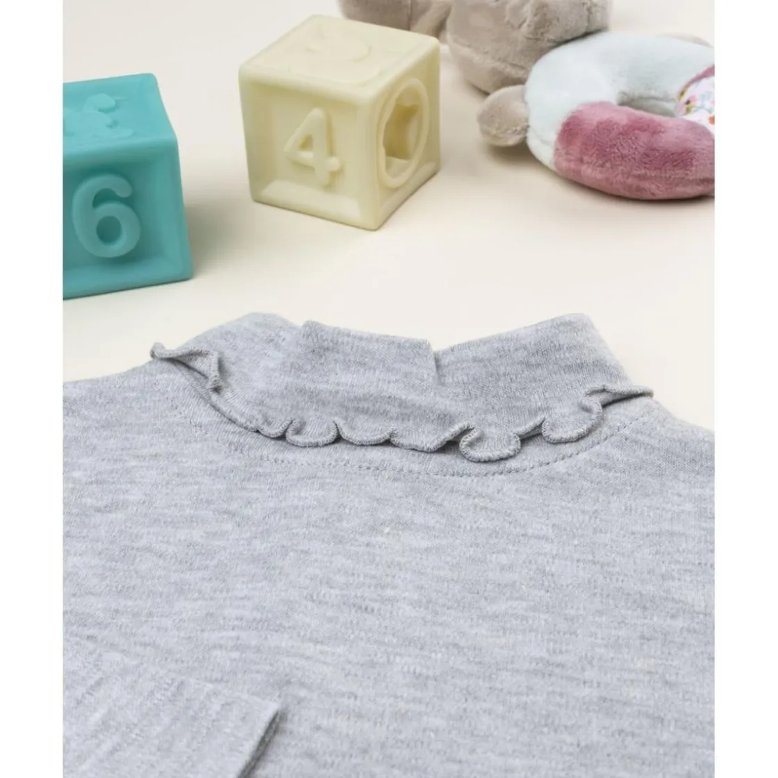 Prenatal Suéter para niña color gris claro* Bebé Niña 3-36 Meses·Camisas Y Camisetas|Niña·Bebé Niña 3-36 Meses