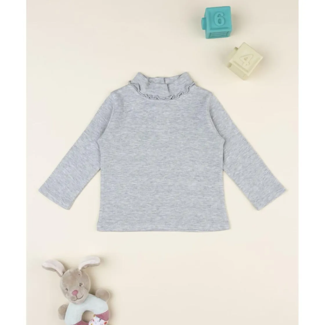 Prenatal Suéter para niña color gris claro* Bebé Niña 3-36 Meses·Camisas Y Camisetas|Niña·Bebé Niña 3-36 Meses