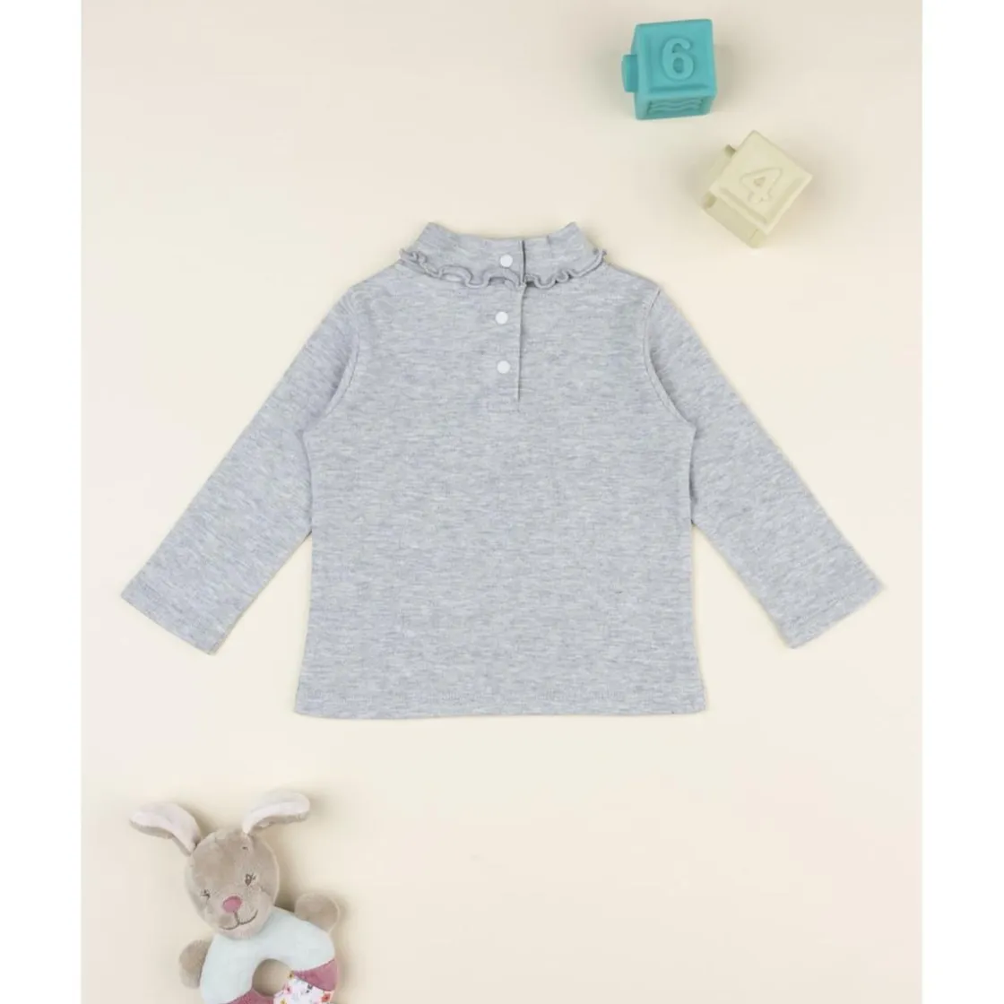 Prenatal Suéter para niña color gris claro* Bebé Niña 3-36 Meses·Camisas Y Camisetas|Niña·Bebé Niña 3-36 Meses