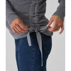 Prenatal Suéter premamá gris con lazos* Premamá·Moda|Moda·Prendas De Punto