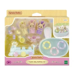 EPOCH PARA IMAGINAR S.L. Sylvanian Families - Figura de juguete para la hora del baño de los trillizos - Casa de Muñecas ㅤ* Coleccionables Y Mini Mundos