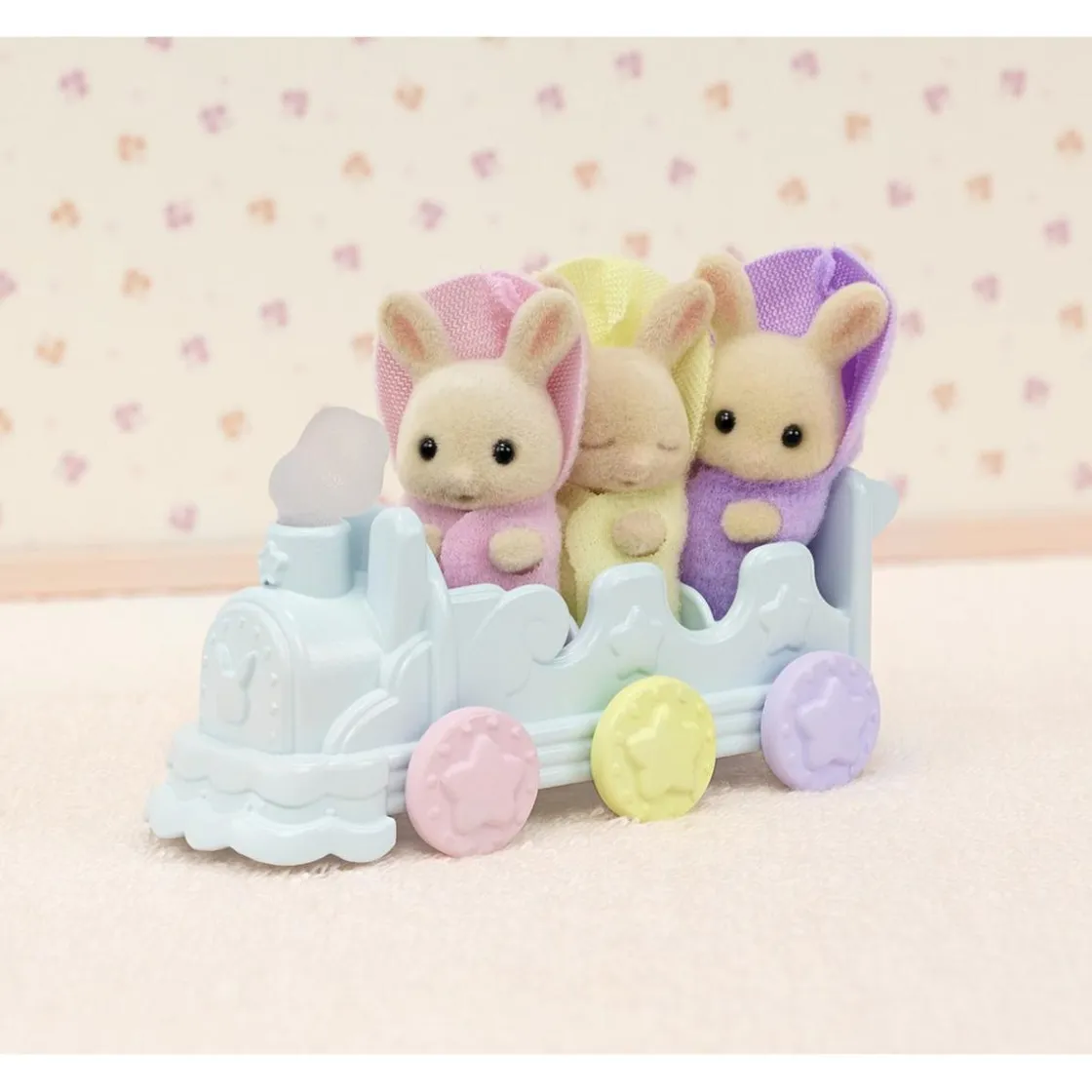 EPOCH PARA IMAGINAR S.L. Sylvanian Families - Figura de juguete para la hora del baño de los trillizos - Casa de Muñecas ㅤ* Coleccionables Y Mini Mundos