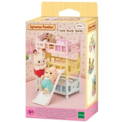 EPOCH PARA IMAGINAR S.L. Sylvanian Families - Literas triples juego de mueble infantil ㅤ
