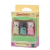 SYLVANIAN FAMILIES - Set 3 figuras gatos persa trillizos