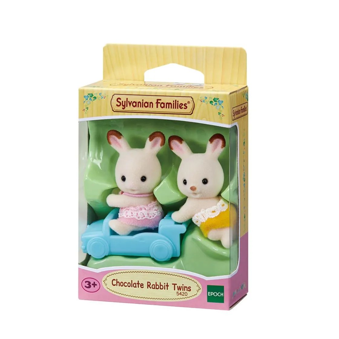 SYLVANIAN FAMILIES - Set 2 figuras conejos gemelos* Coleccionables Y Mini Mundos