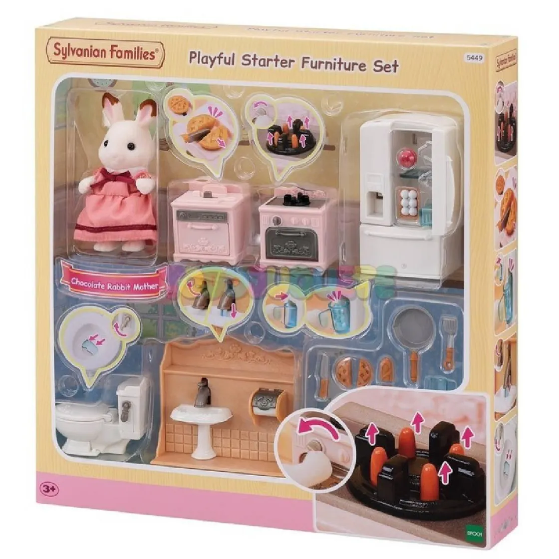 SYLVANIAN FAMILIES - Set de accesorios para la casa* Coleccionables Y Mini Mundos