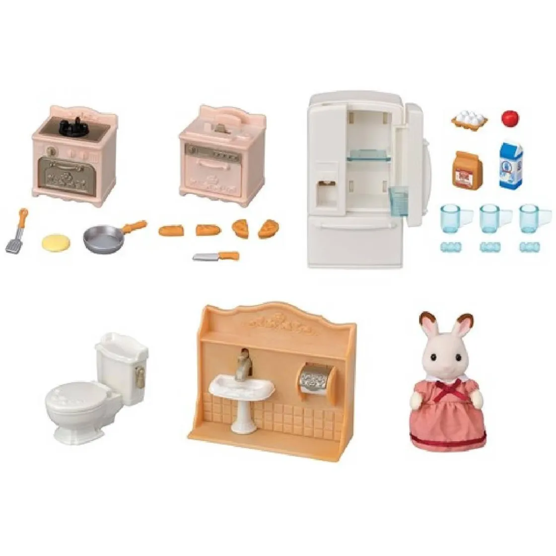 SYLVANIAN FAMILIES - Set de accesorios para la casa* Coleccionables Y Mini Mundos
