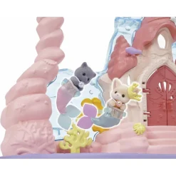 EPOCH PARA IMAGINAR S.L. Sylvanian Families - Set de juguetes Castillo de Sirenas y Familias* Coleccionables Y Mini Mundos