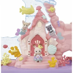 EPOCH PARA IMAGINAR S.L. Sylvanian Families - Set de juguetes Castillo de Sirenas y Familias* Coleccionables Y Mini Mundos