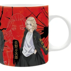 ABYSSE CORP Taza Tokyo Revengers 320 ml con Draken, Takemichi y Mikey* Friki Zone|Merchandising