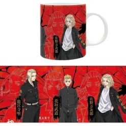 ABYSSE CORP Taza Tokyo Revengers 320 ml con Draken, Takemichi y Mikey* Friki Zone|Merchandising