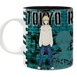ABYSSE CORP Taza Tokyo Revengers 320 ml, diseño Baji & Chifuyu ㅤ* Friki Zone|Merchandising