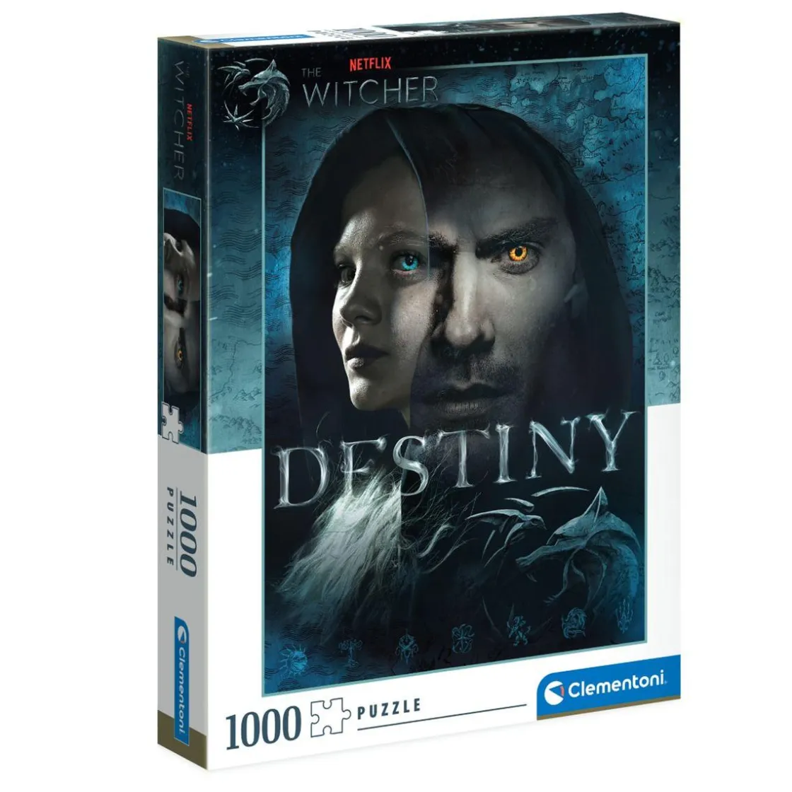 CLEMENTONI The Witcher - Puzzle 1000 piezas