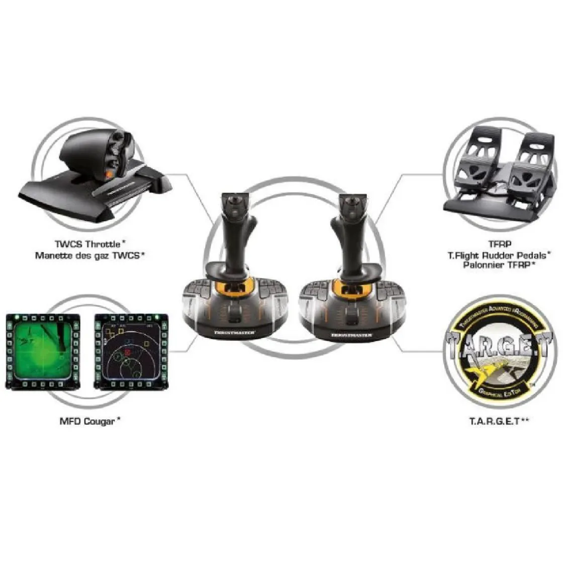 TOYS "R" US Thrustmaster - T.16000M FCS Space SIM DUO - PC