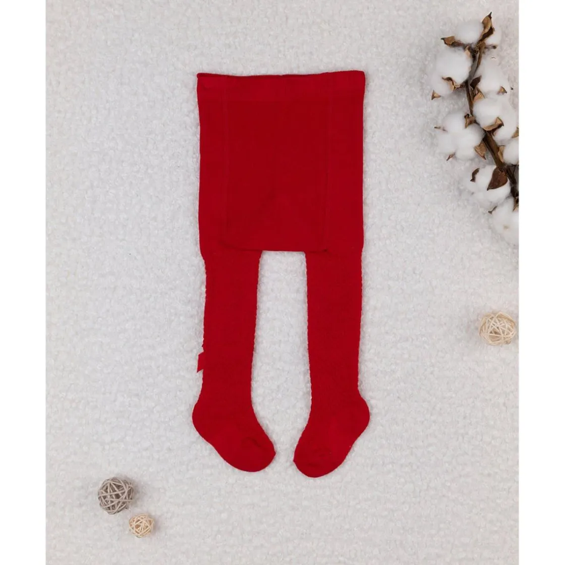 Prenatal Tights rojas para niña con moñitos* Ropa Y Accesorios·Zapatos Y Calcetines|Recién Nacido·Ropa Y Accesorios