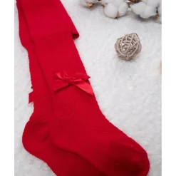 Prenatal Tights rojas para niña con moñitos* Ropa Y Accesorios·Zapatos Y Calcetines|Recién Nacido·Ropa Y Accesorios