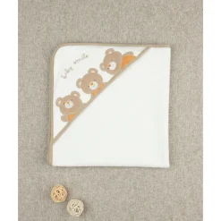 Prenatal Toalla cuadrada de bebé con estampado de ositos* Recién Nacido·Ropa Y Accesorios|Ropa Y Accesorios·Bañadores, Toallas Y Albornoces