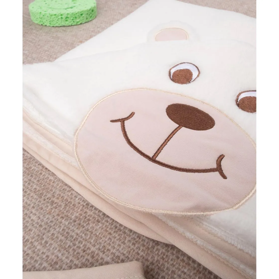 Prenatal Toallita de Esponja Unisex "Osito"* Recién Nacido·Ropa Y Accesorios|Ropa Y Accesorios·Bañadores, Toallas Y Albornoces