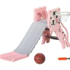 AIYAPLAY Tobogán 3 en 1 Tigre Rosa y Gris