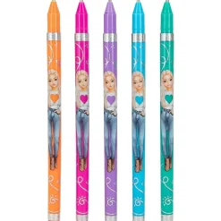 DEPESCHE Top Model - 5 bolígrafos de gel con purpurina