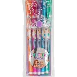 DEPESCHE Top Model - 5 bolígrafos de gel con purpurina