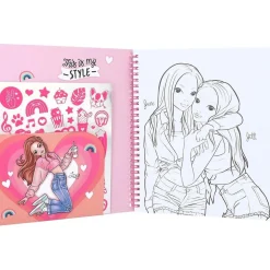 DEPESCHE Top Model - Libro para colorear con lentejuelas reversibles* Estilo De Vida