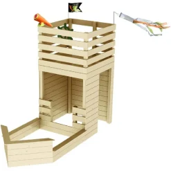 SOULET Torre infantil de madera Pirata* Columpios