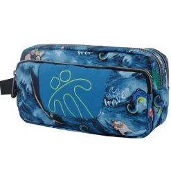 TOTTO - Estuche escolar 3 compartimentos - Océano