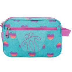 TOTTO - Estuche escolar 2 compartimentos Plastilina multicolor Corazones* Material Escolar