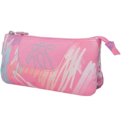 TOTTO - Estuche escolar 3 compartimentos Tablero Lilac* Material Escolar