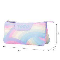 TOTTO - Estuche escolar arcoíris Tablero* Material Escolar