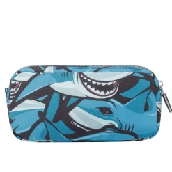 TOTTO - Estuche escolar dos compartimentos tiburones Sobre* Material Escolar