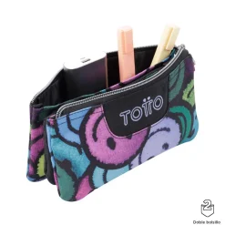 TOTTO - Estuche escolar emojis Tablero* Material Escolar