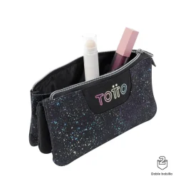 TOTTO - Estuche escolar salpicado color Tablero* Material Escolar