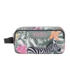 TOTTO - Estuche escolar tres compartimentos tropical cebras Agapec* Material Escolar