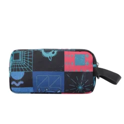 TOTTO - Estuche escolar tres compartimentos cyber monstruos Agapec