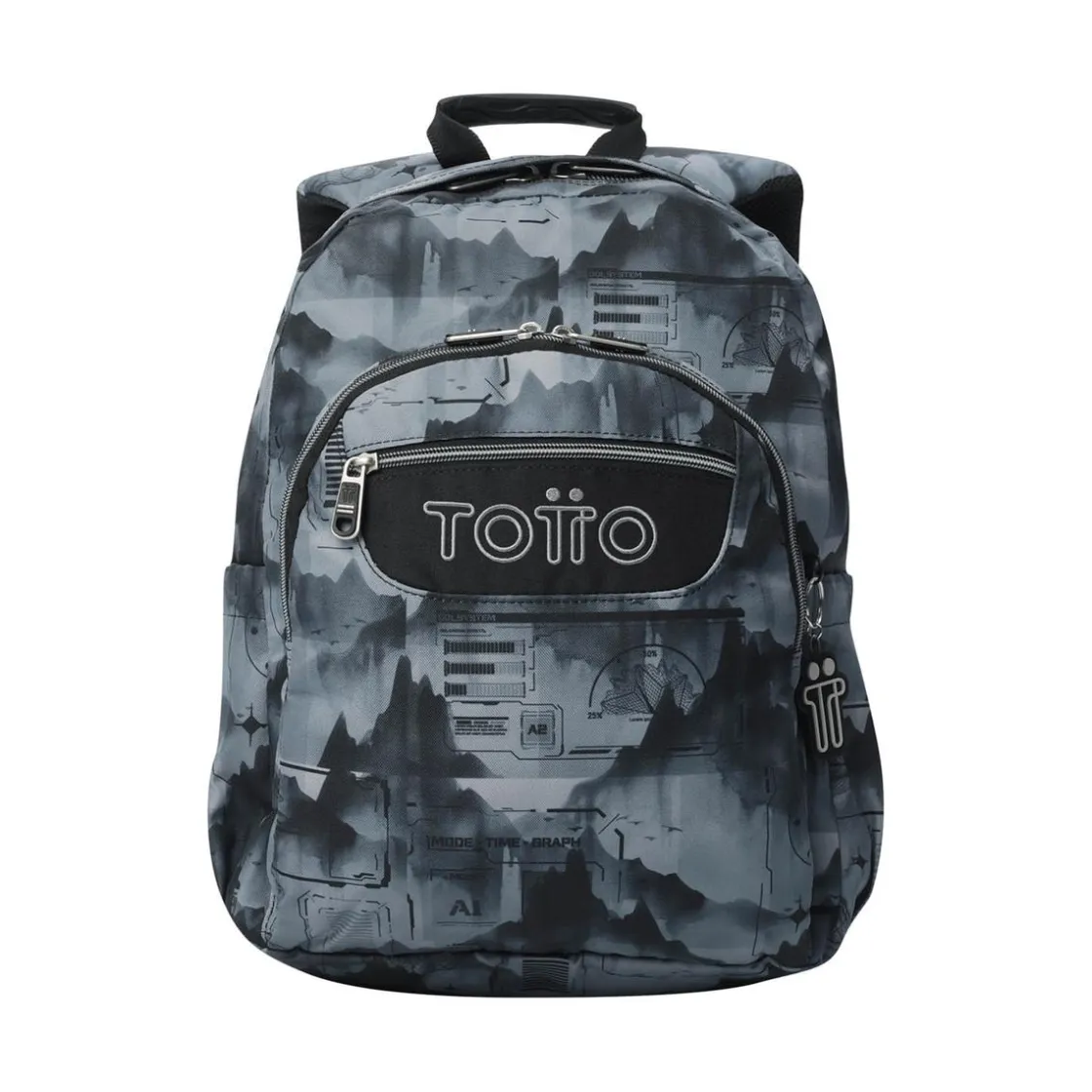 TOTTO - Mochila Acuareles Digital Hill